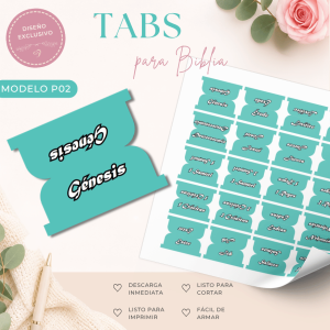 Tabs para Biblia 66 Libros | Modelo: P02