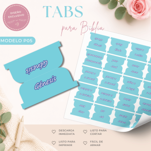 Tabs para Biblia 66 Libros | Modelo: P05