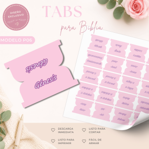 Tabs para Biblia 66 Libros | Modelo: P06