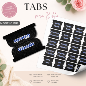 Tabs para Biblia 66 Libros | Modelo: P07