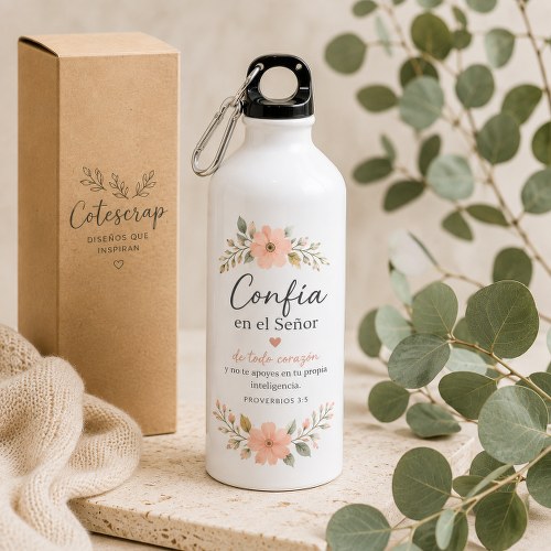 Botella Personalizada de Aluminio 600 ml | Diseño a elección